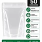 50 Bolsas Doypack 16x24x5 Cm 75 Micras Transparentes  - Miniatura 1