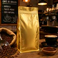 25 Bolsas Doypack 15x32x9,5 cm Metalizadas Doradas con Válvula para 1 Kg de Café - Miniatura 2