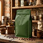 Embalaje 1200 Bolsas Metalizadas Color Verde 13x20x7 cm para 250 Grs. de Café - Miniatura 2