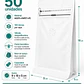 50 Bolsas Doypack 9x18x5 cm Metalizadas color blanco con Válvula para 125 Grs. de Café - Miniatura 1