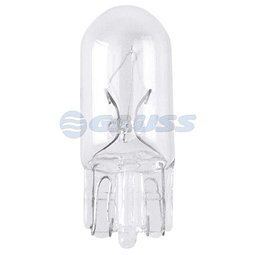 Ampolleta T10 Cola De Pez 12v 5w Base Vidrio GL2825 GAUSS