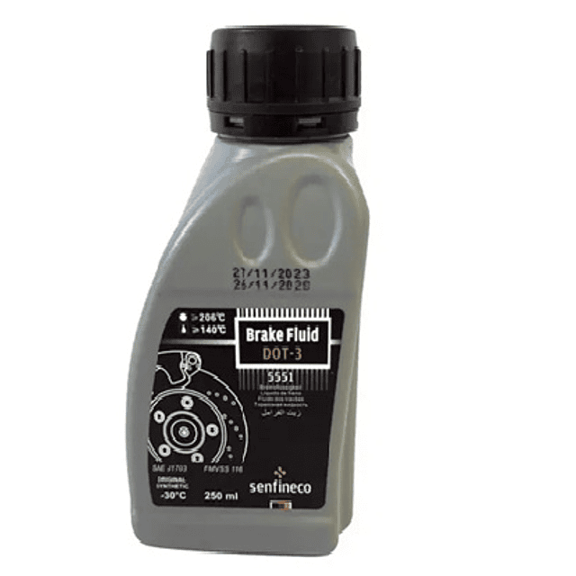 LIQUIDO DE FRENOS DOT3 250 ML