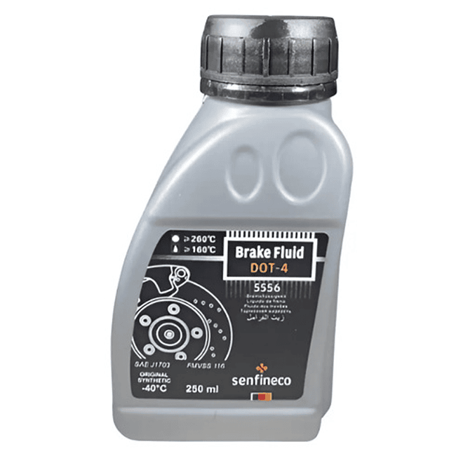 LIQUIDO DE FRENOS DOT4 250 ML SENFINECO