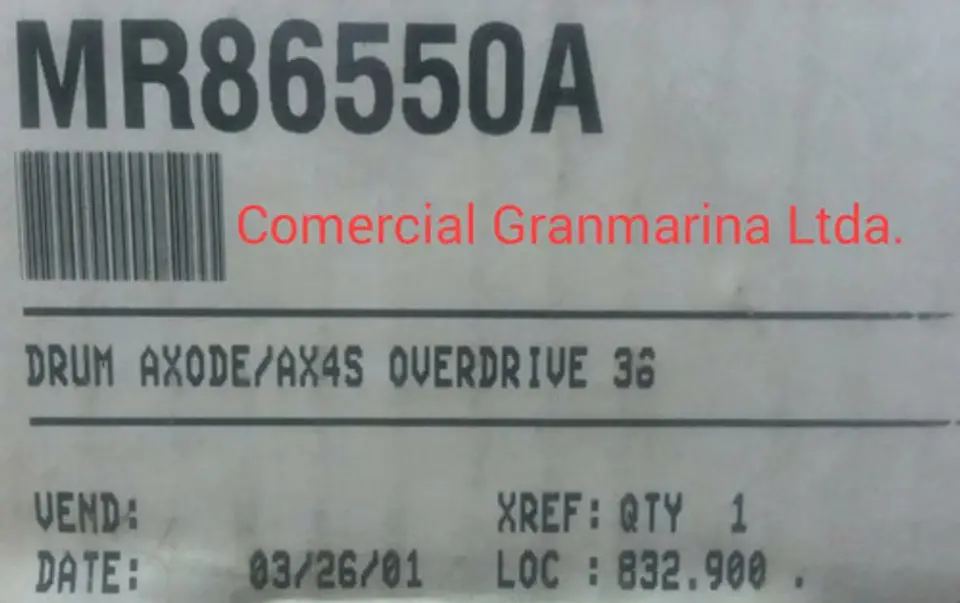 Tambor Od Caja Automatica  Ford Taurus Winstar Axode Ax4s 4