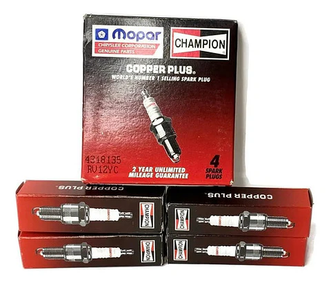 Bujias Chrysler Voyager Caravan Jeep 86-99 (4 Unidades)