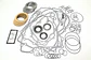Kit Master Caja Automatica Honda Accord Prelude 4vel F4 K4 - Miniatura 1
