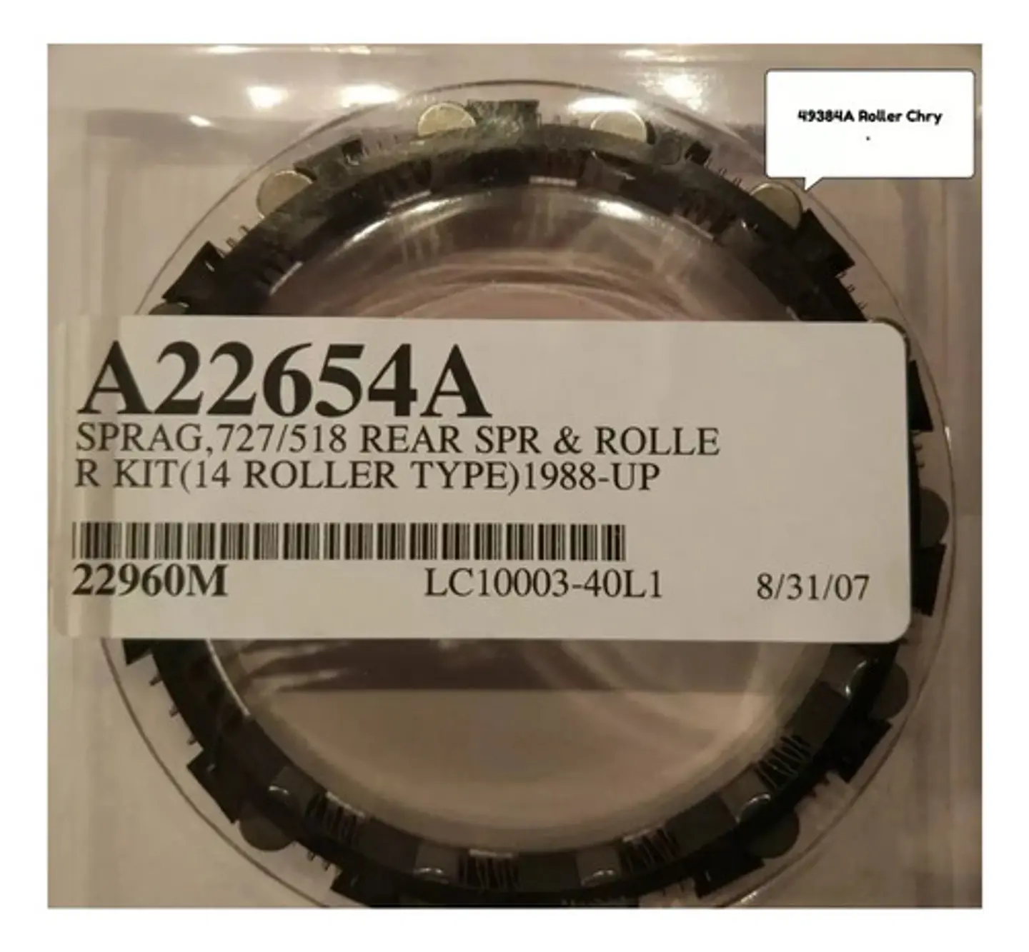 Sprag Caja Automatica Jeep Grand Cherokee 4vel A518 46re 2