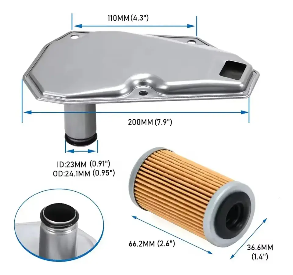 Filtro Kit Caja Automatica Suzuki Swift , Nissan Sentra Versa Kicks March Note 1.6 Cvt Jf015e 3
