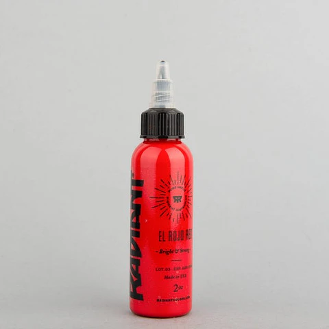 TINTA RADIANT EL ROJO RED 1OZ