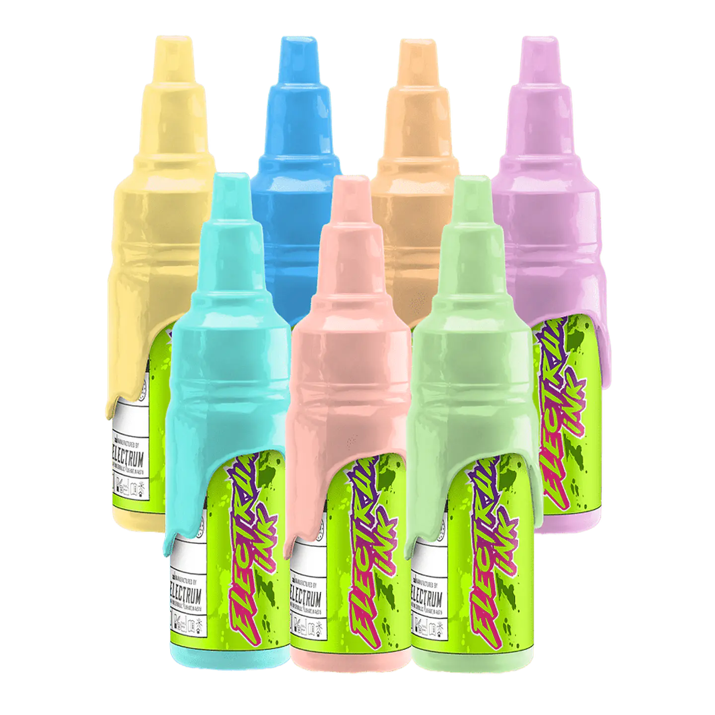 SET TINTAS ELECTRUM 7 COLOR KAWAII 1OZ 1