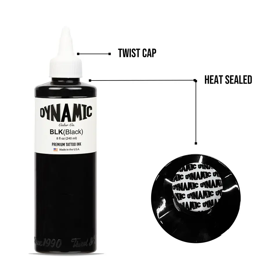 TINTA DYNAMIC BLACK 80Z 4