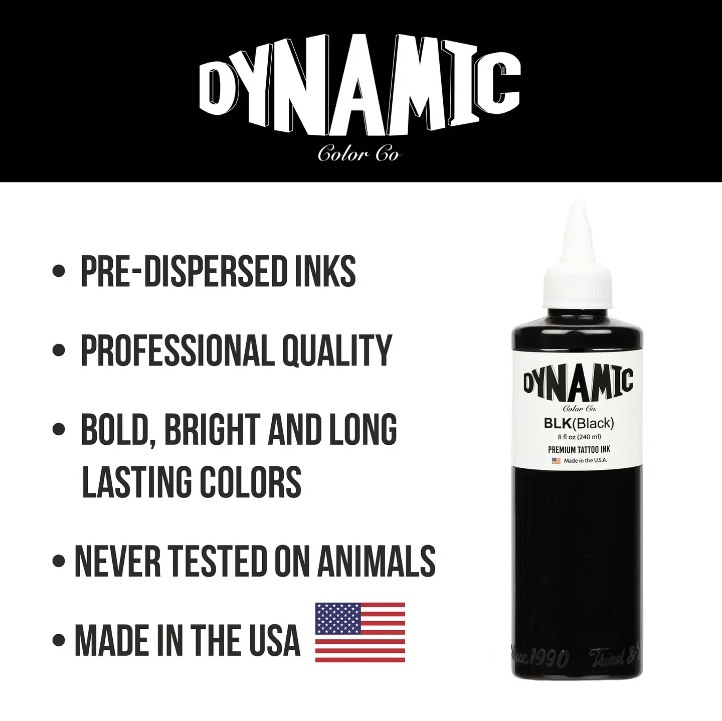 TINTA DYNAMIC BLACK 80Z 5