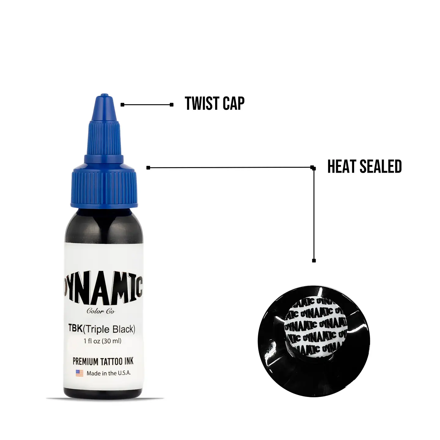 TINTA DYNAMIC TRIPLE BLACK 1OZ 3