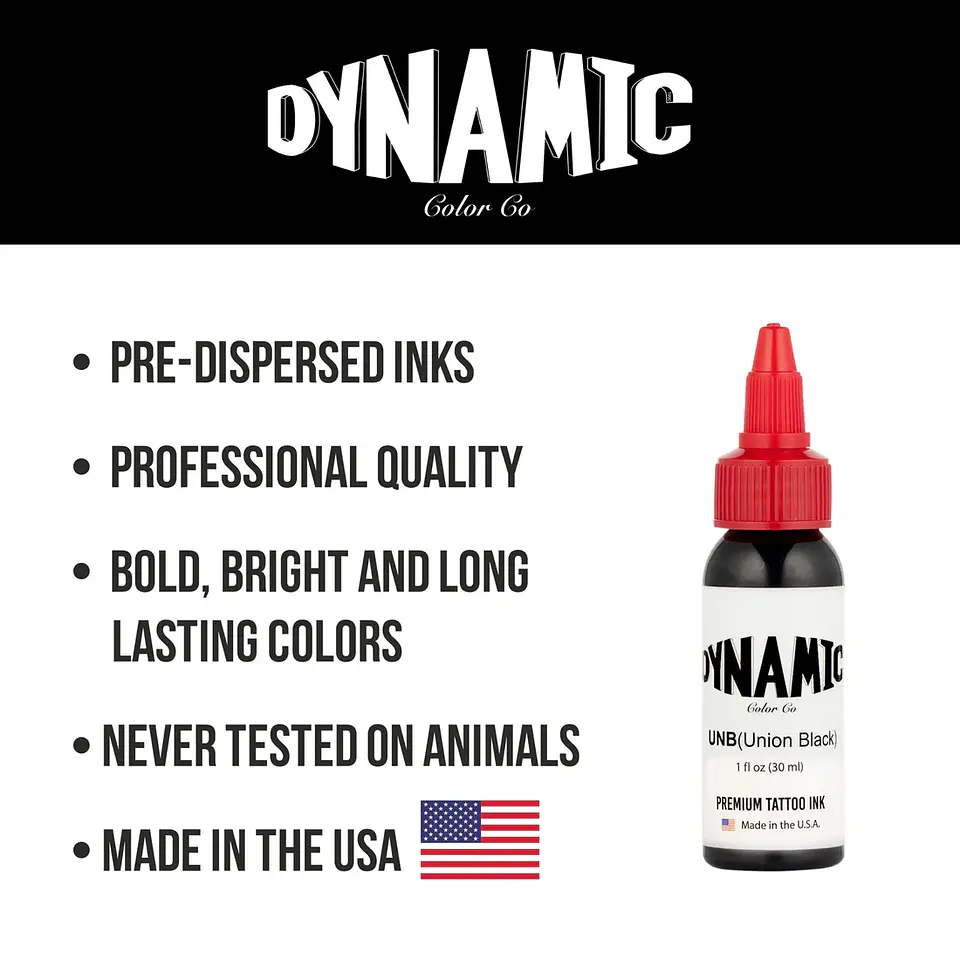 TINTA DYNAMIC UNION BLACK 1OZ 3