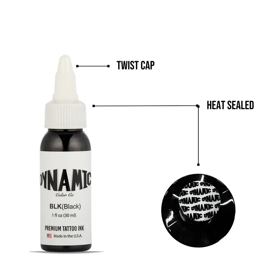 TINTA DYNAMIC BLACK 1OZ 2
