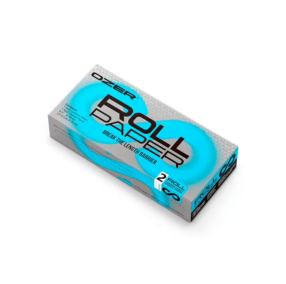 ROLLO PAPEL TERMOGRÁFICO OZER 21.6cm. x 30m. 1