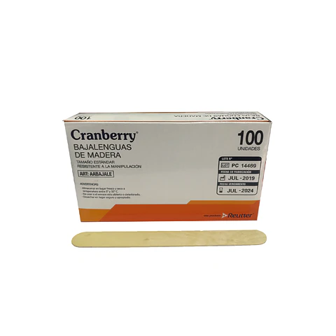 BAJALENGUA DESECHABLES 100U