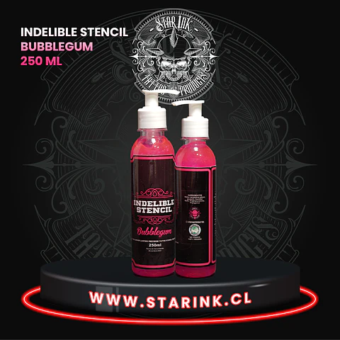 STAR INK STENCIL INDELIBLE BUBBLEGUM 250ml