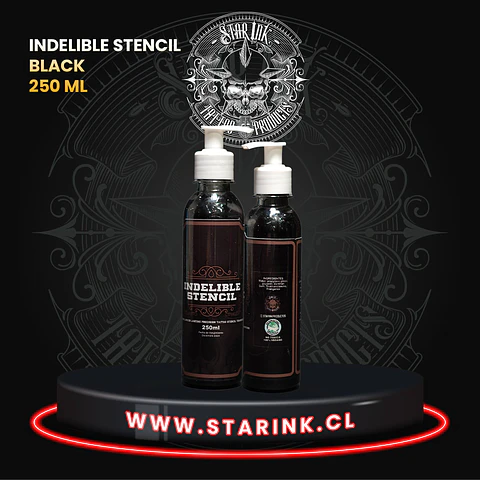 STAR INK STENCIL INDELIBLE BLACK 250ml