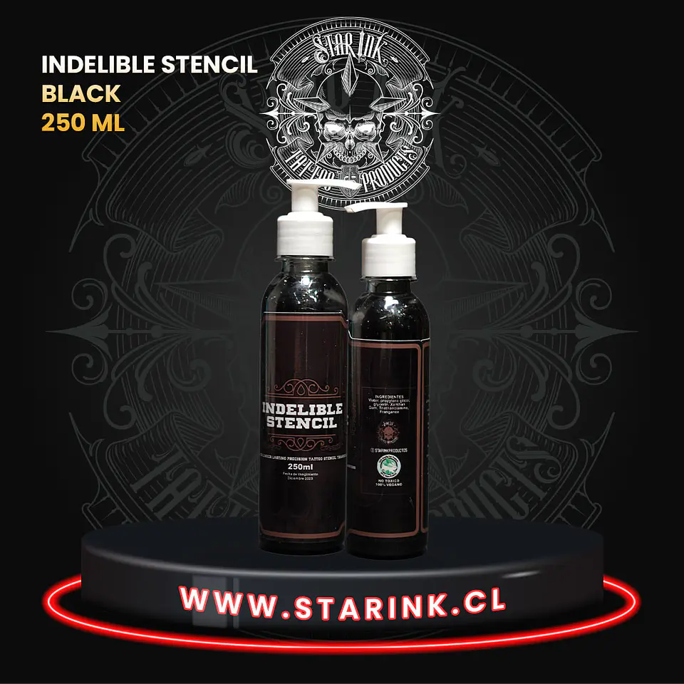 STAR INK STENCIL INDELIBLE BLACK 250ml 1