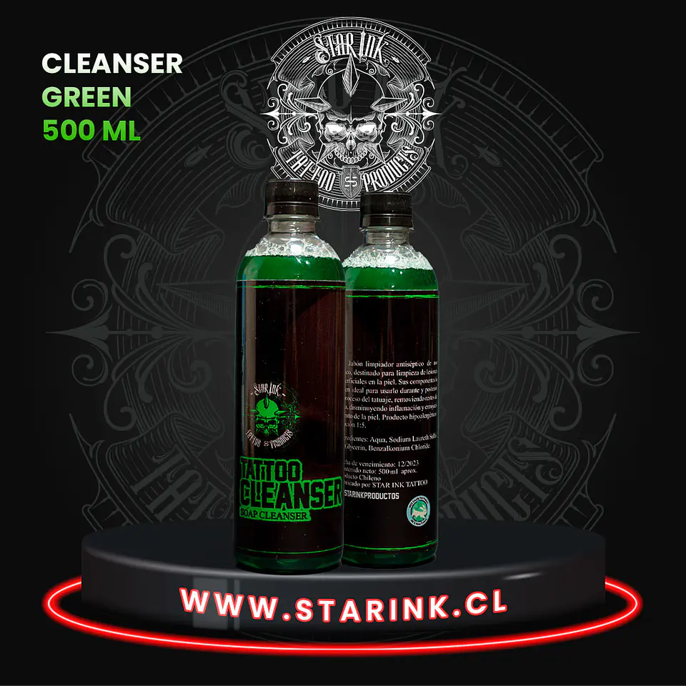 CLEANSER VERDE STAR INK 500ml 1