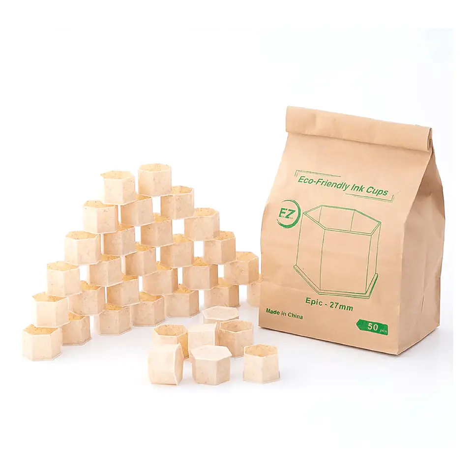 CUPS BIODEGRADABLE TAMAÑO M (12 mm.) EZ 200 Unds. 1