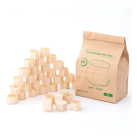CUPS BIODEGRADABLE TAMAÑO L (15 mm.) EZ 200 Unds.