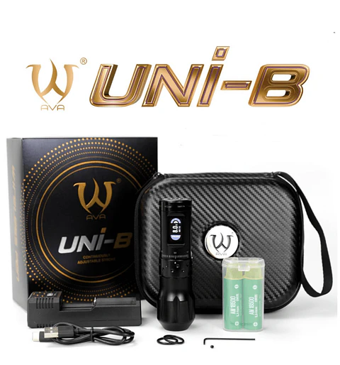 MAQUINA AVA UNI-B PLUS PEN INALAMBRICA STROKE AJUSTABLE GRIS