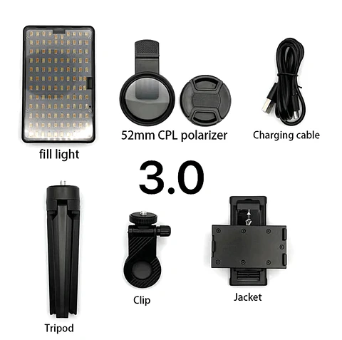KIT LUZ ANTI REFLEJO TATTOO PORTATIL