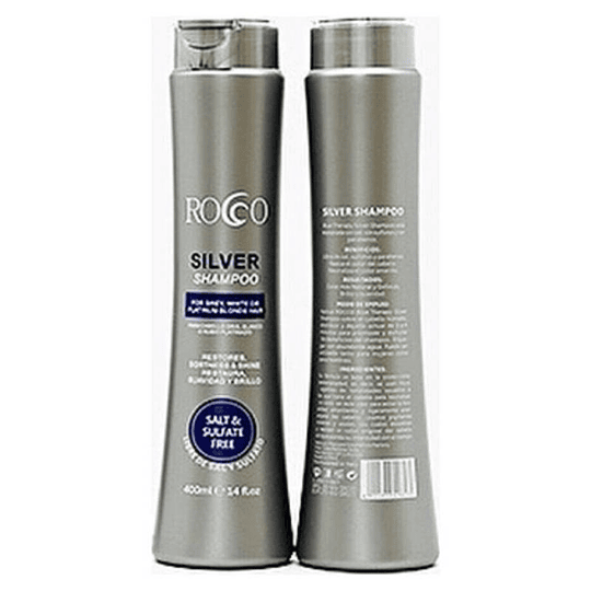 Shampoo Rocco Violeta Silver Sin Sal 400 Ml