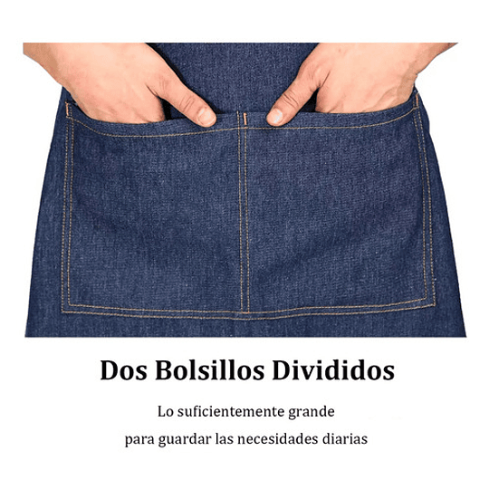 Pechera Delantal Barbería O Peluquería Jeans