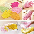 Pack 2 Guantes Exfoliantes Ducha Limpieza Desinfeccion