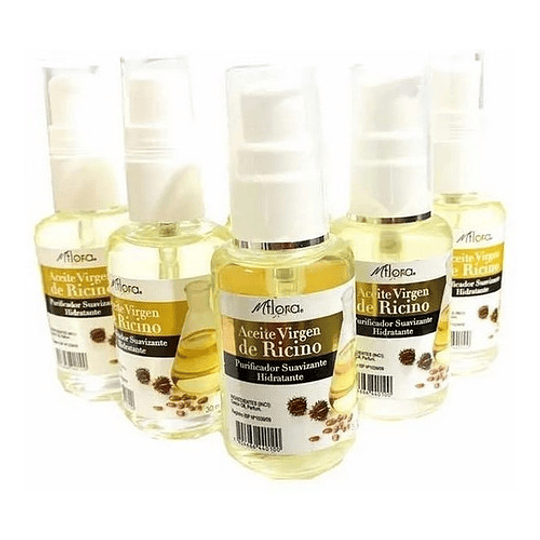 5 Aceite Virgen De Ricino Pelo Y Pestañas 30ml Flora