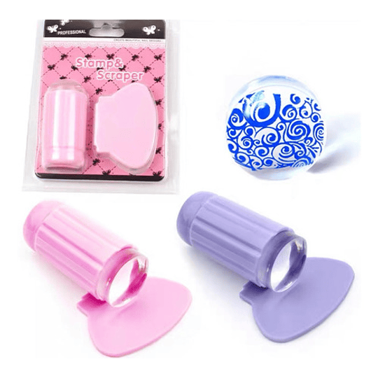 Sellos Stamping De Silicona Para Diseño De Uñas 12 Unidades