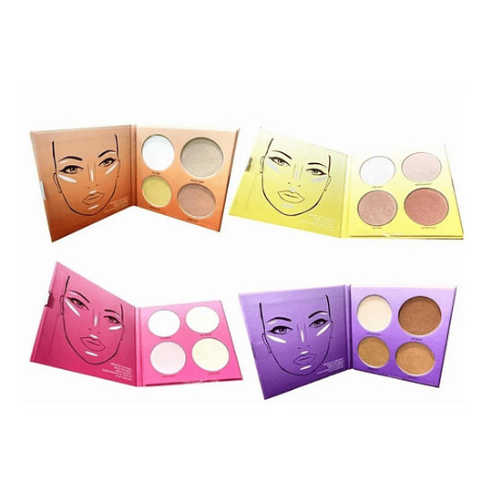 Paleta Iluminadores Highlighter Cherimoya (12 Unidades)