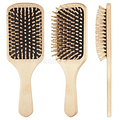 6 Natural Madera Paddle Cepillo De Madera Cabello Cuidad