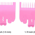 Pack 2 Peines De Maquina Guía De Corte Peluquería 1.5mm 3mm