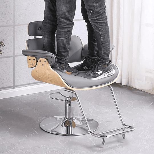 Sillón Peluquería Hidráulico Para Corte Silla Hombre Y Mujer