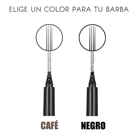 Set De Lápiz Marcador Para Rellenar Barba - Lápiz Y Cepillo 