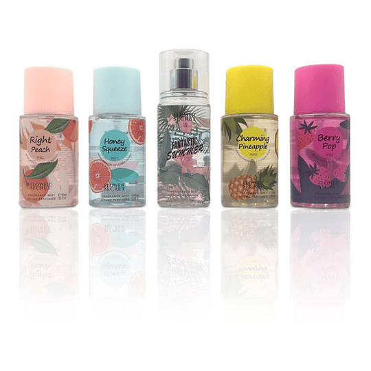 Pack 12 Splash Flower Secret 85ml Variedades