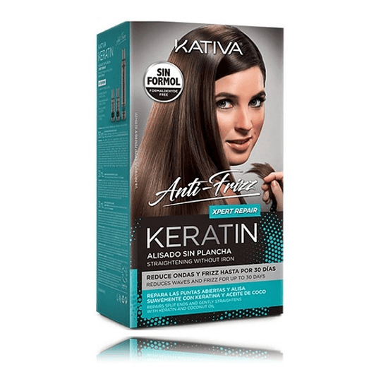 Kit Alisado Keratin  Sin Formol/anti-frizz Kativa