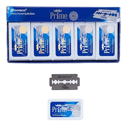 100 Hojas Dobles Filos Dorco Gillette Para Navaja / Navajín