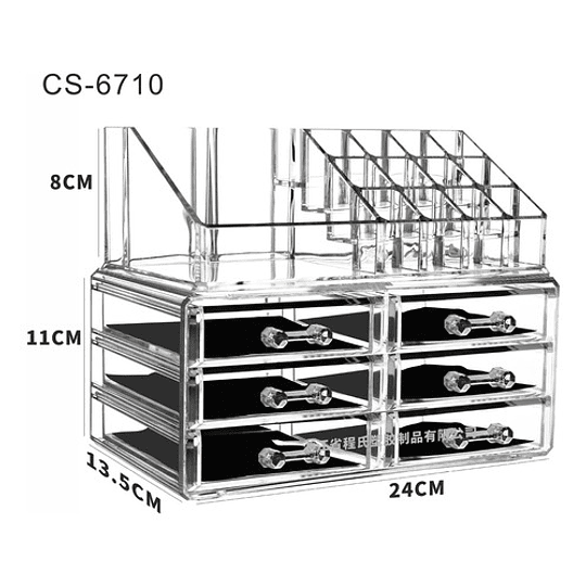 Organizador De Maquillaje, Cosmetiquero, Joyero Acrílico