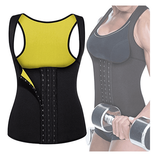 Reductora & Modeladora Faja Neoprene Efecto Sauna