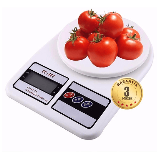 Balanza De Cocina Digital Sq Cozinha Sf-400 10kg Blanca