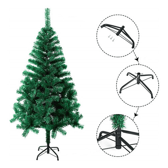 Decoracion Árbol De Navidad 210 Cm / Espectacular 2 Mts