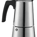 Cafetera Italiana Acero Inoxidable Capacidad 4 Tazas