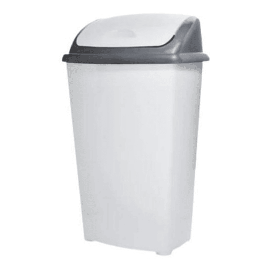 Basurero Papelero 60 Litros Tapa Vaivén Cocina Baño Patio