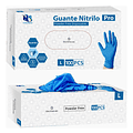 Caja Guantes De Nitrilo Desechables 100 Pcs Talla (l)