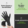 Guantes Peluqueria Barbero Sin Polvo Desechables 100 Pcs